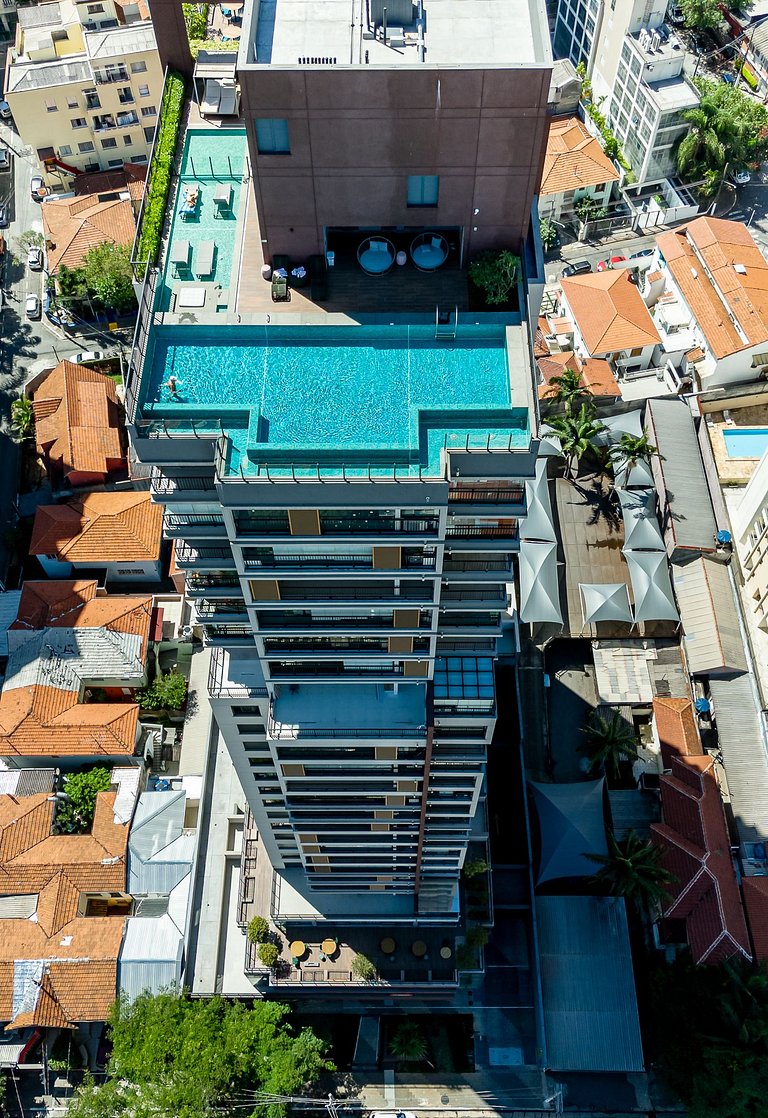 Charmoso Apto na Vila Mariana com vista incrível